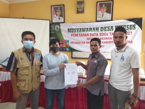 MUSDESUS PENETAPAN DESA SDGs TAHUN 2021
