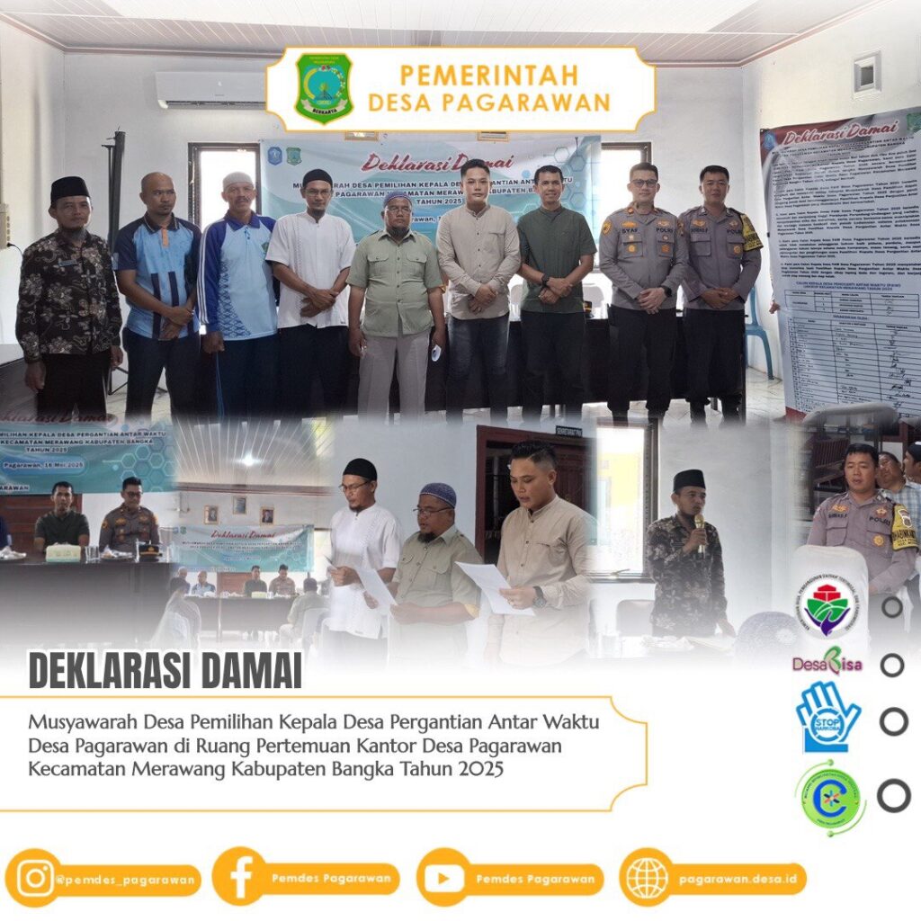 MUSYAWARAH DESA PEMILIHAN KEPALA DESA PAW