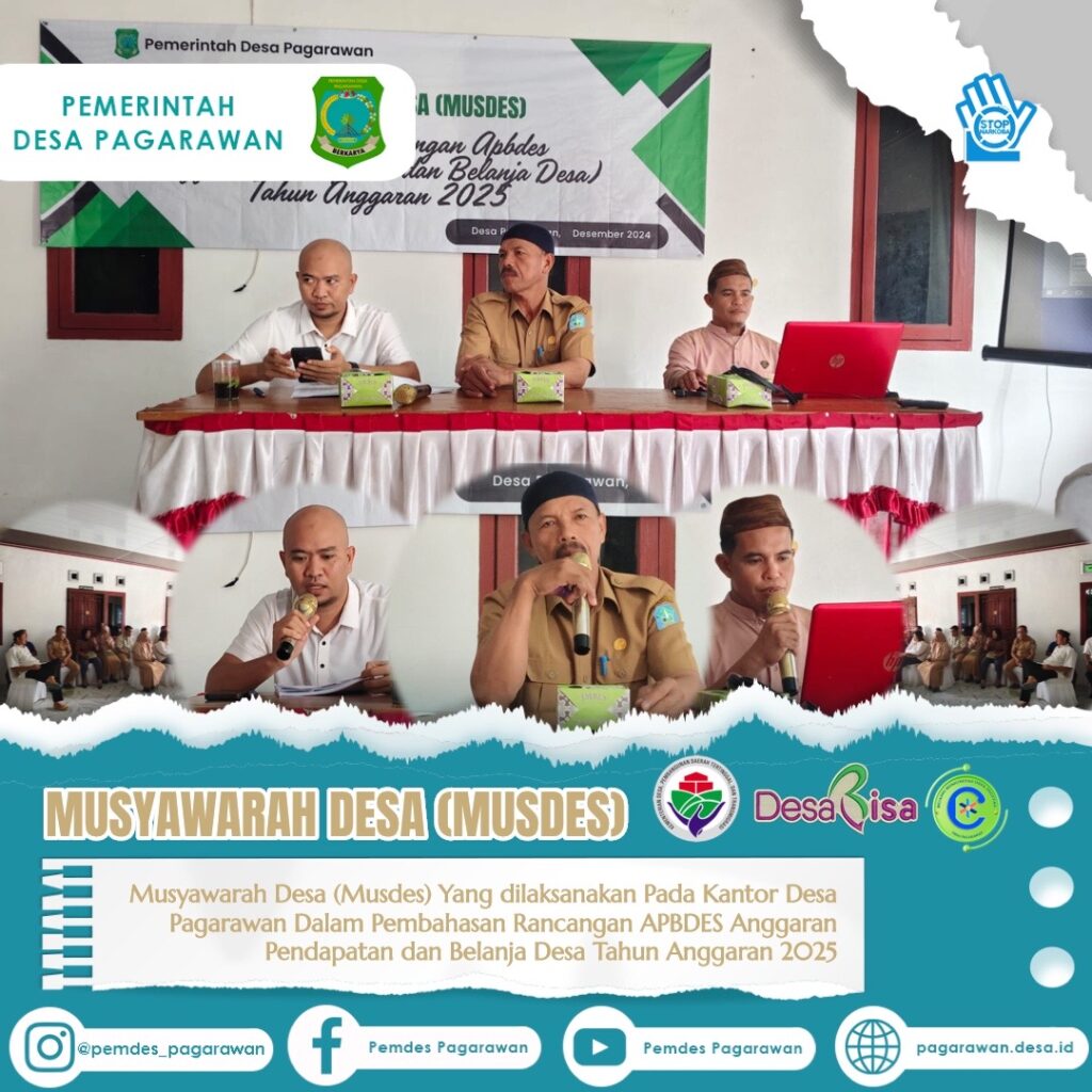 Musyawaran Desa (Musdes) 