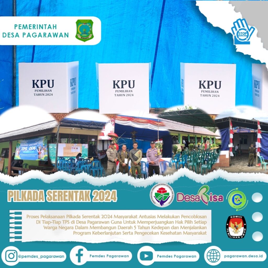 Pelaksanaan PILKADA SERENTAK 2024 di Desa Pagarawan Sangat Antusias Warga