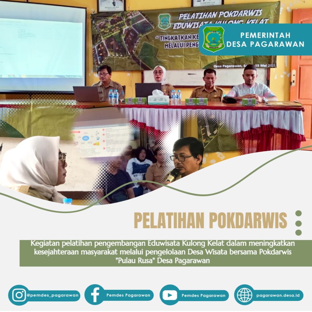 Pelatihan Pokdarwis Eduwisata Kulong Kelat