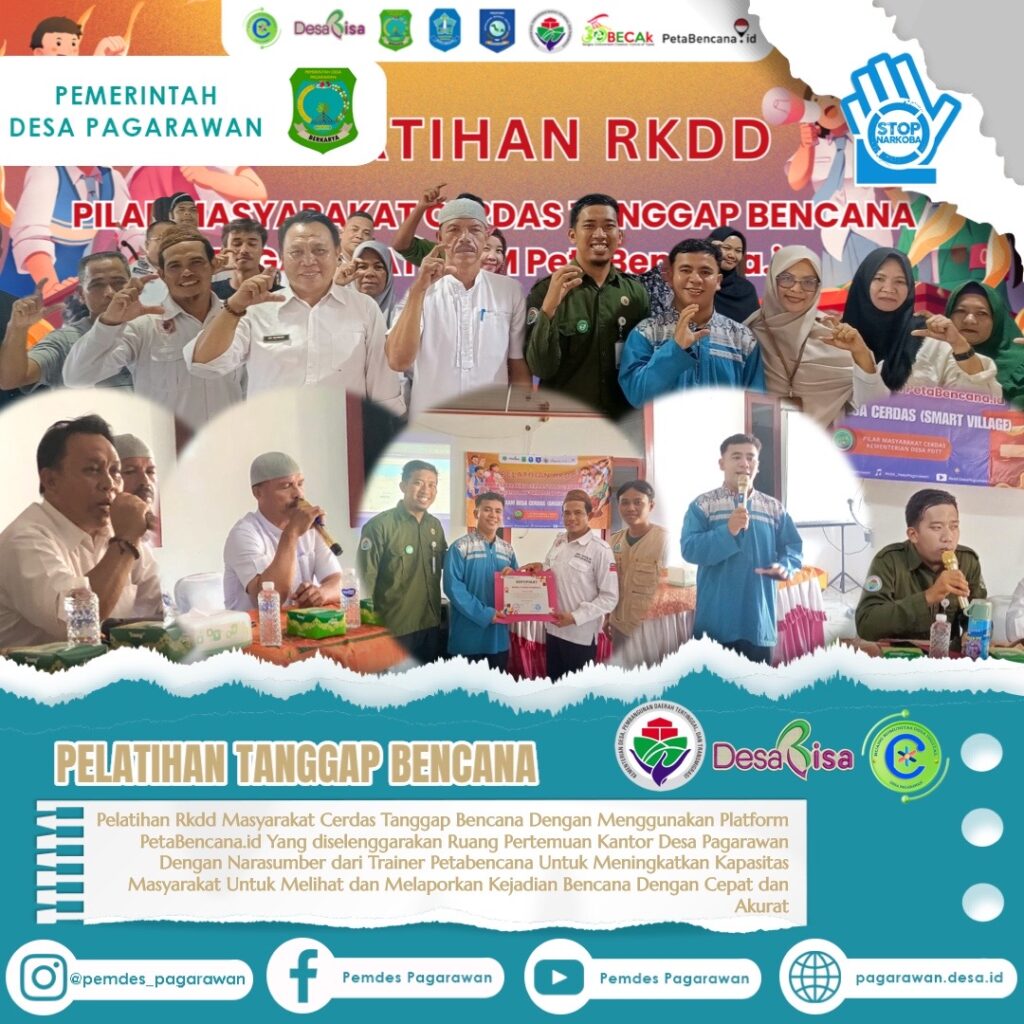 Pelatihan Rkdd Masyarakat Cerdas Tanggap Bencana Dengan Menggunakan Platform PetaBencana.id