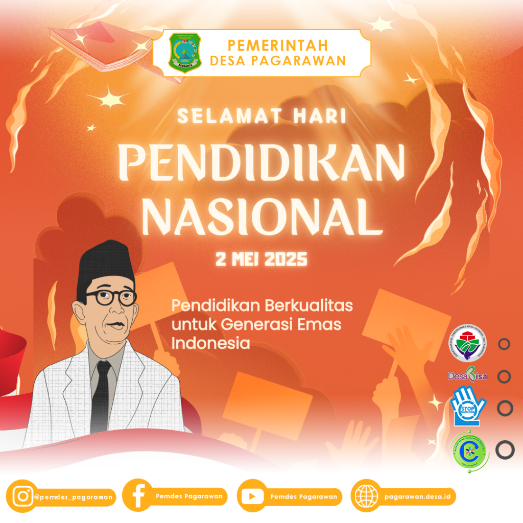 Pemerintah Desa Pagarawan Mengucapkan Selamat Hari Pendidikan Nasional