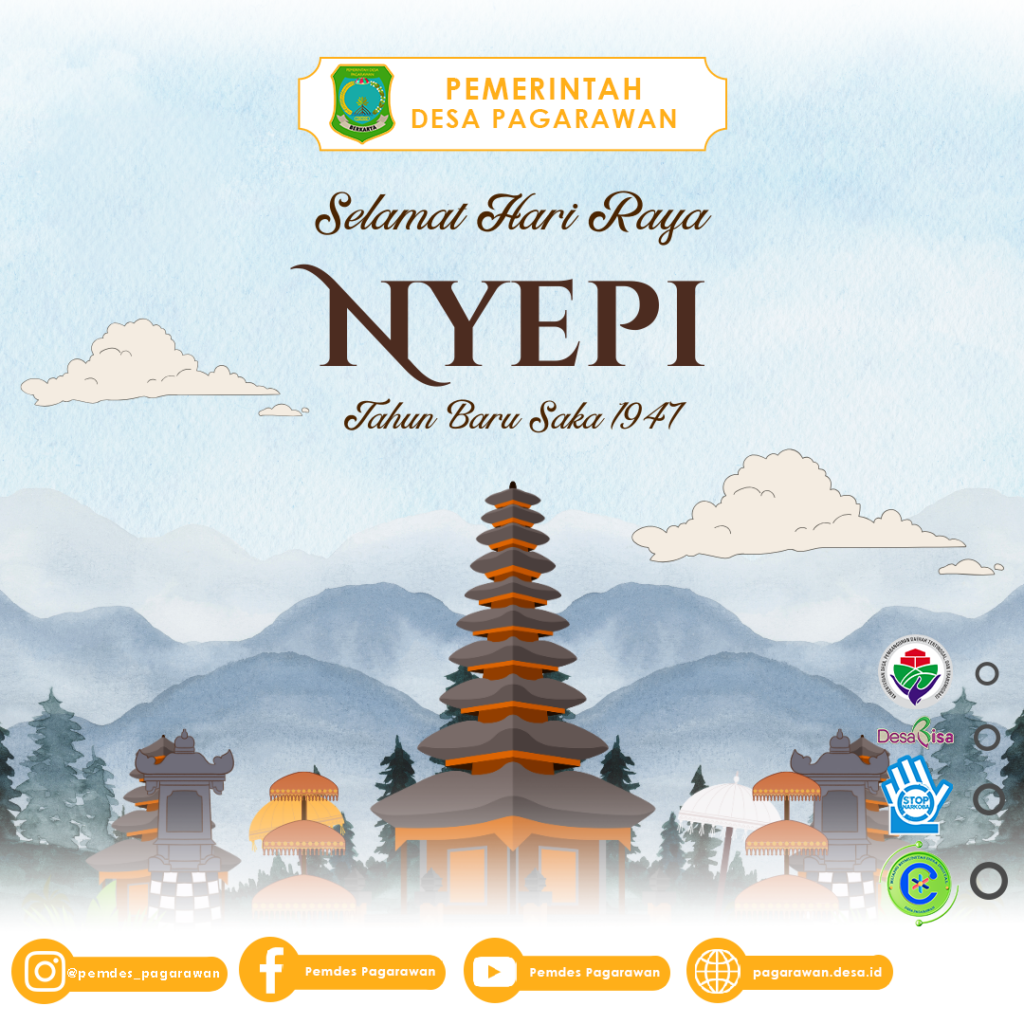 Pemerintah Desa Pagarawan Ucapkan Selamat Hari Raya Nyepi Tahun Baru Saka 1947