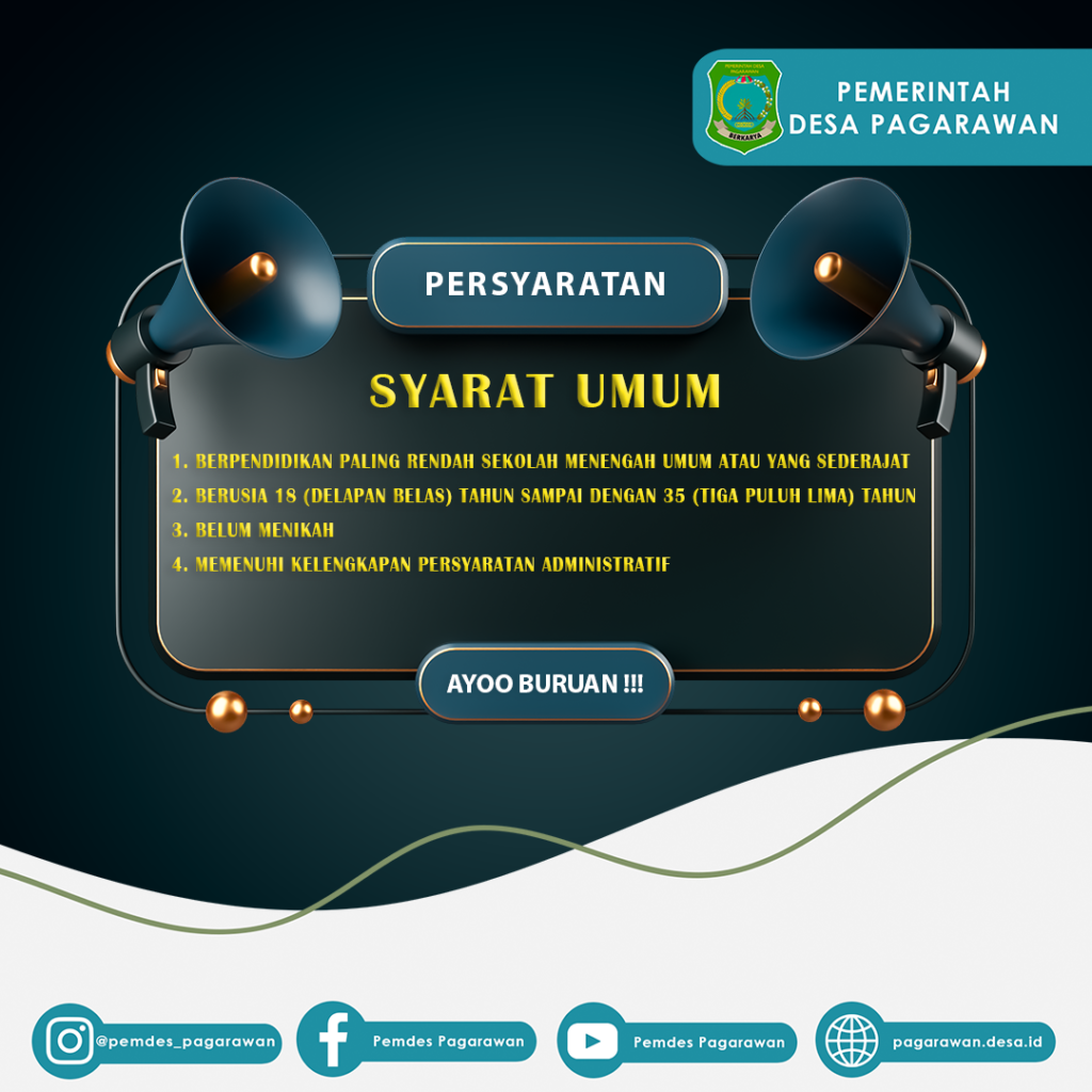 Pendaftaran Calon Staf Sekretariat BPD dan Persyaratan