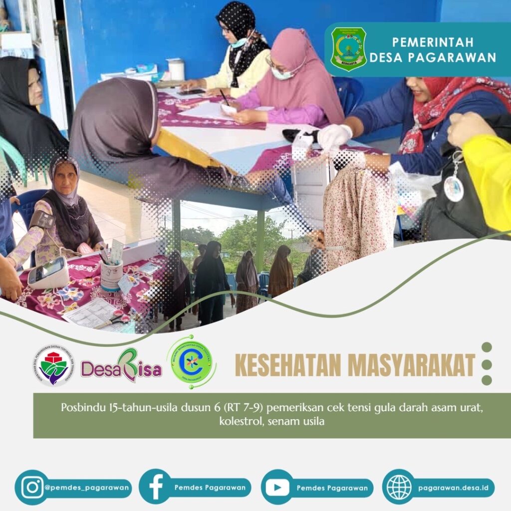 Posbindu Untuk Kesehatan Masyarakat