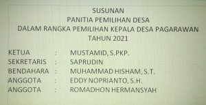 Susunan PPDEs Pagarawan 2021